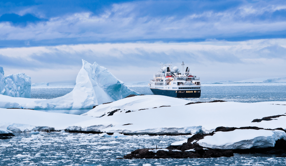 Ship in the Arctic