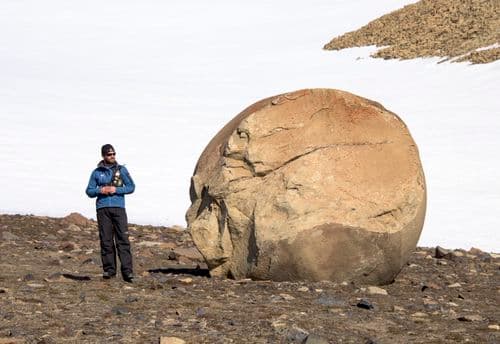 Concretions on champ island