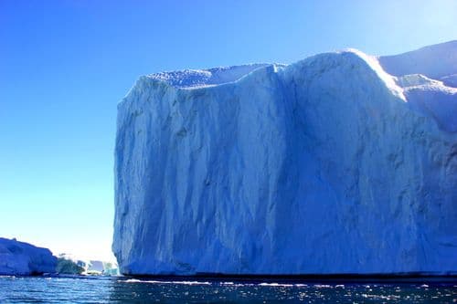 Majestic Face of Ice from an Iceberg in Torssukatak