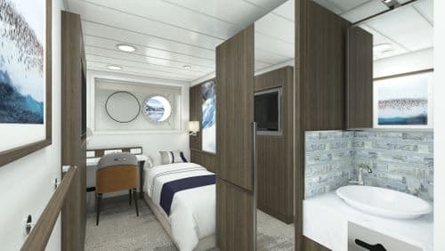 Aurora Stateroom Single Douglas Mawson