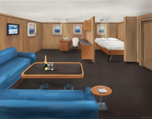 Polar Pioneer Captain's suite