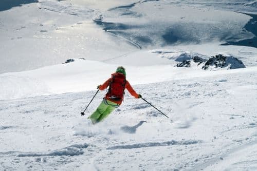 Rembrandt van Rijn _ Alpine Peaks of Spitsbergen, Ski & Sail