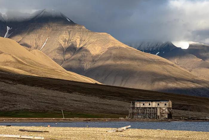A beautiful late summer day on Svalbard (Spitsbergen) with the most spectacular nature scenery