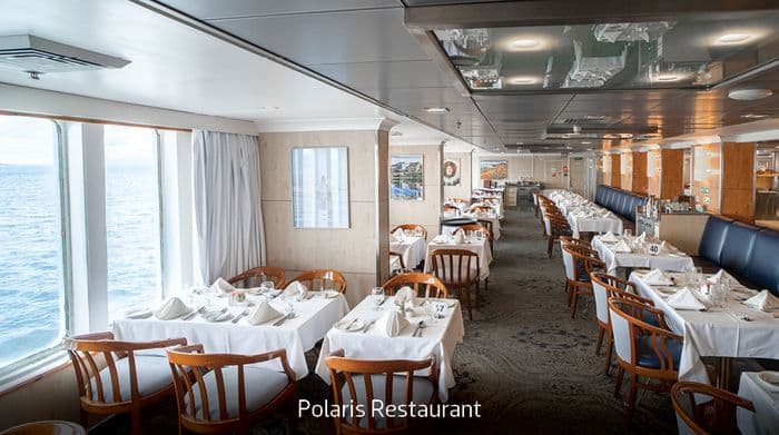 Ocean Endeavour Dining room