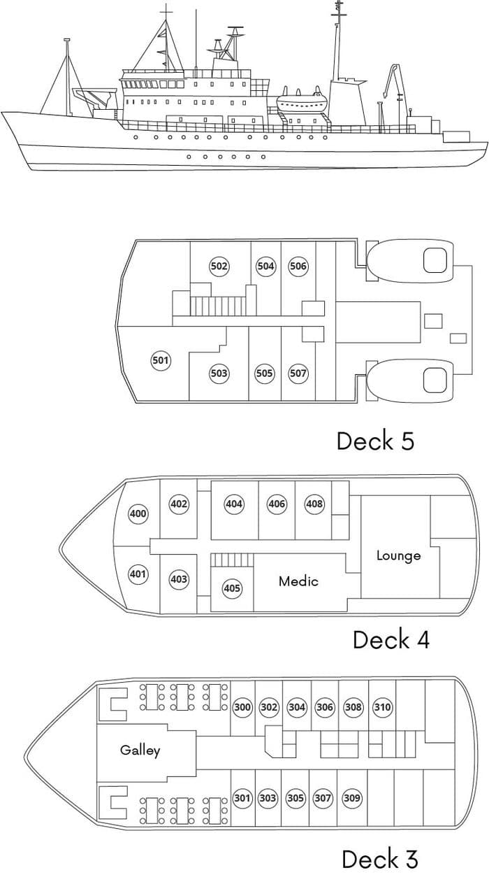 Polar Pioneer Deck plan