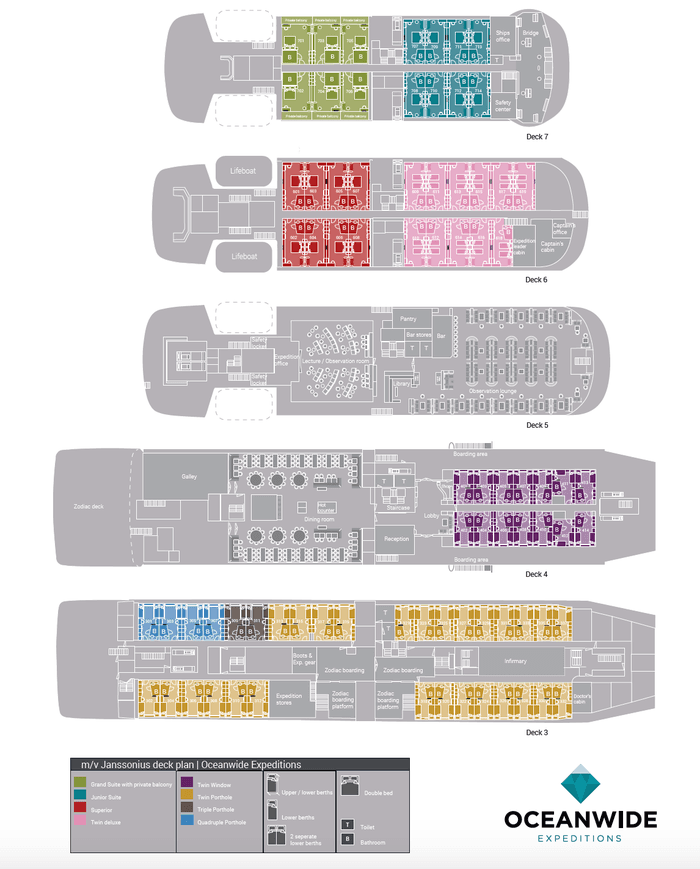 Janssonius deck plan