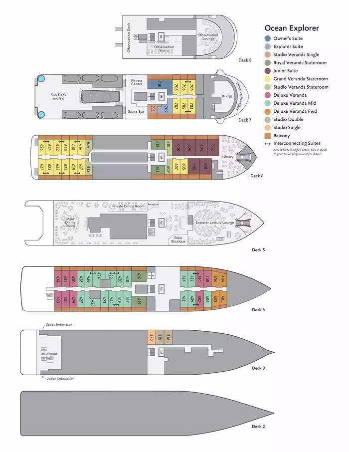 Ocean Explorer Deckplan