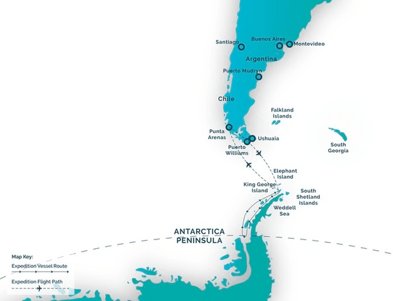 Fly Cruises Antarctica