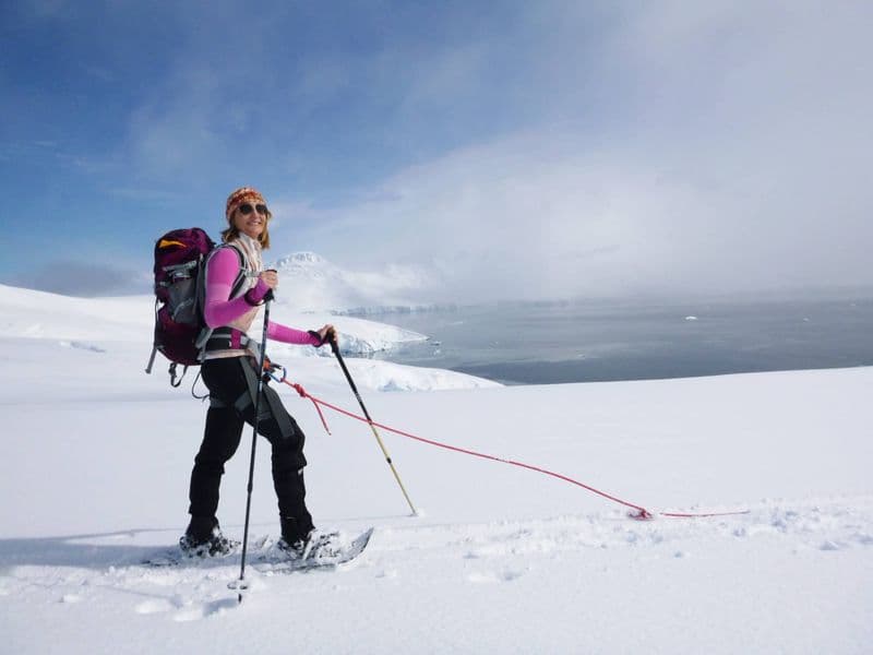 Polar snowshoeing