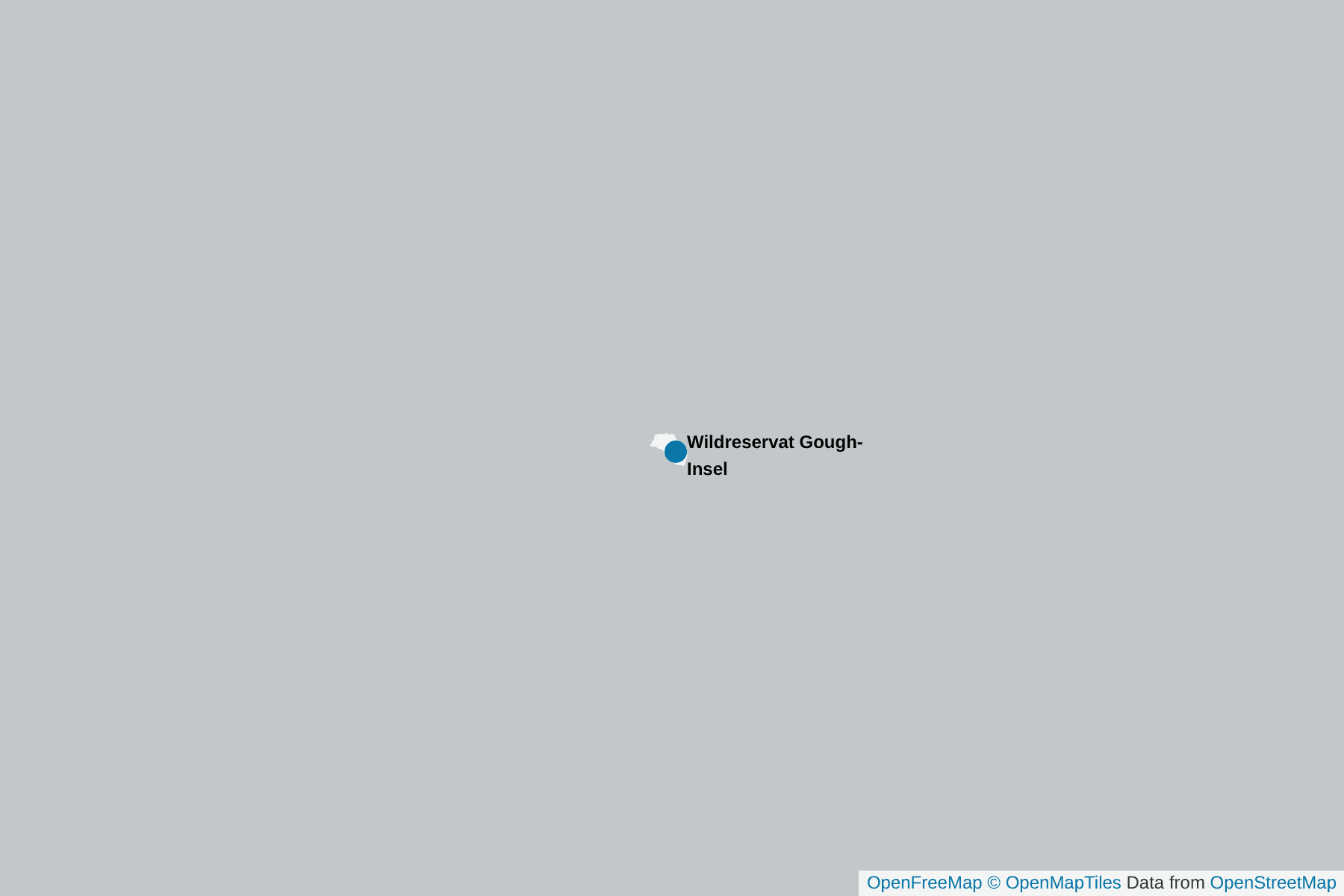 Karte von Gough Bunting