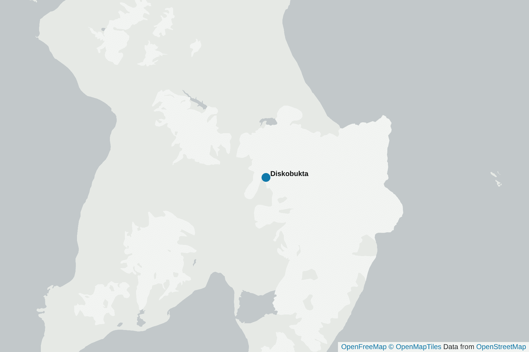Karte von Diskobukta
