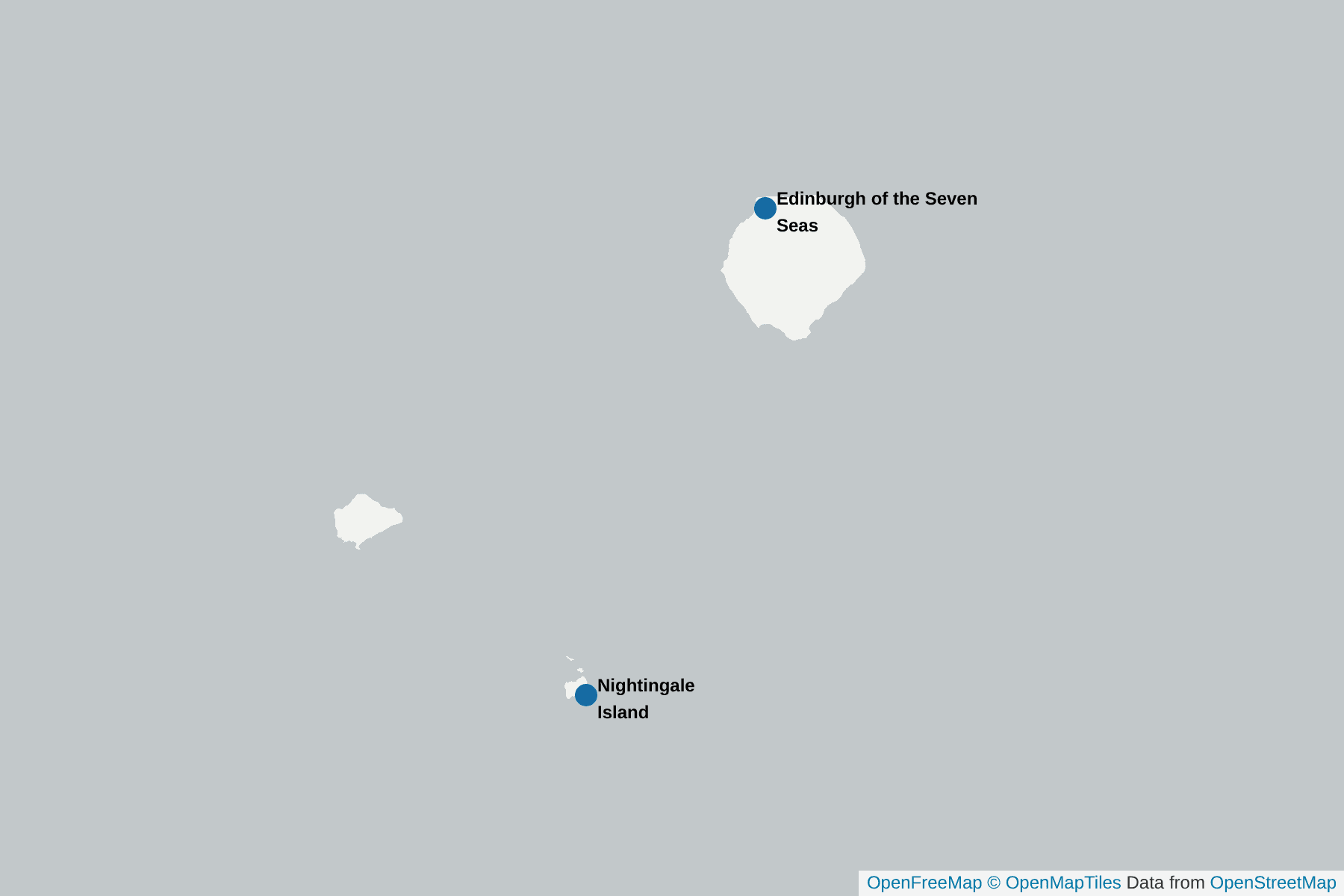 Map of Dusky Dolphin