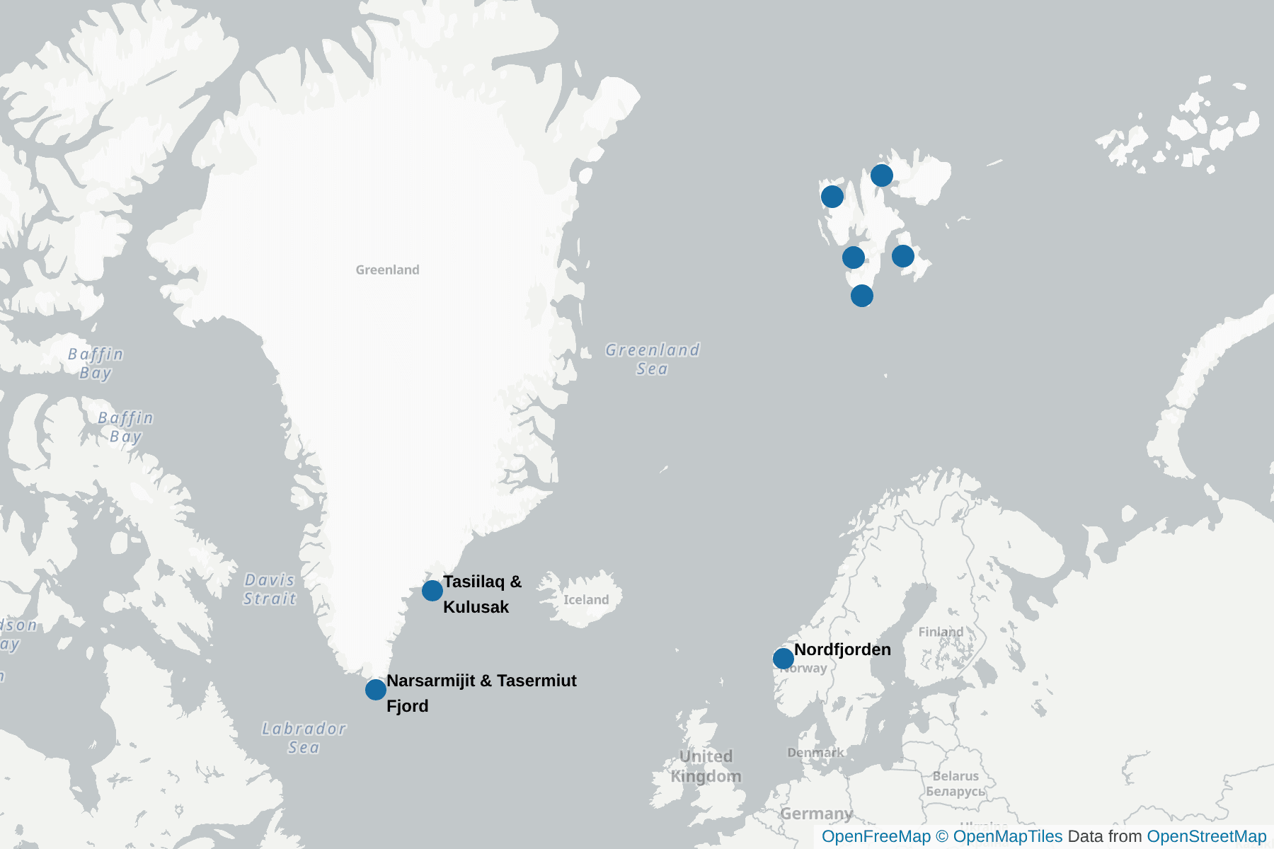 Map of Barnacle Goose