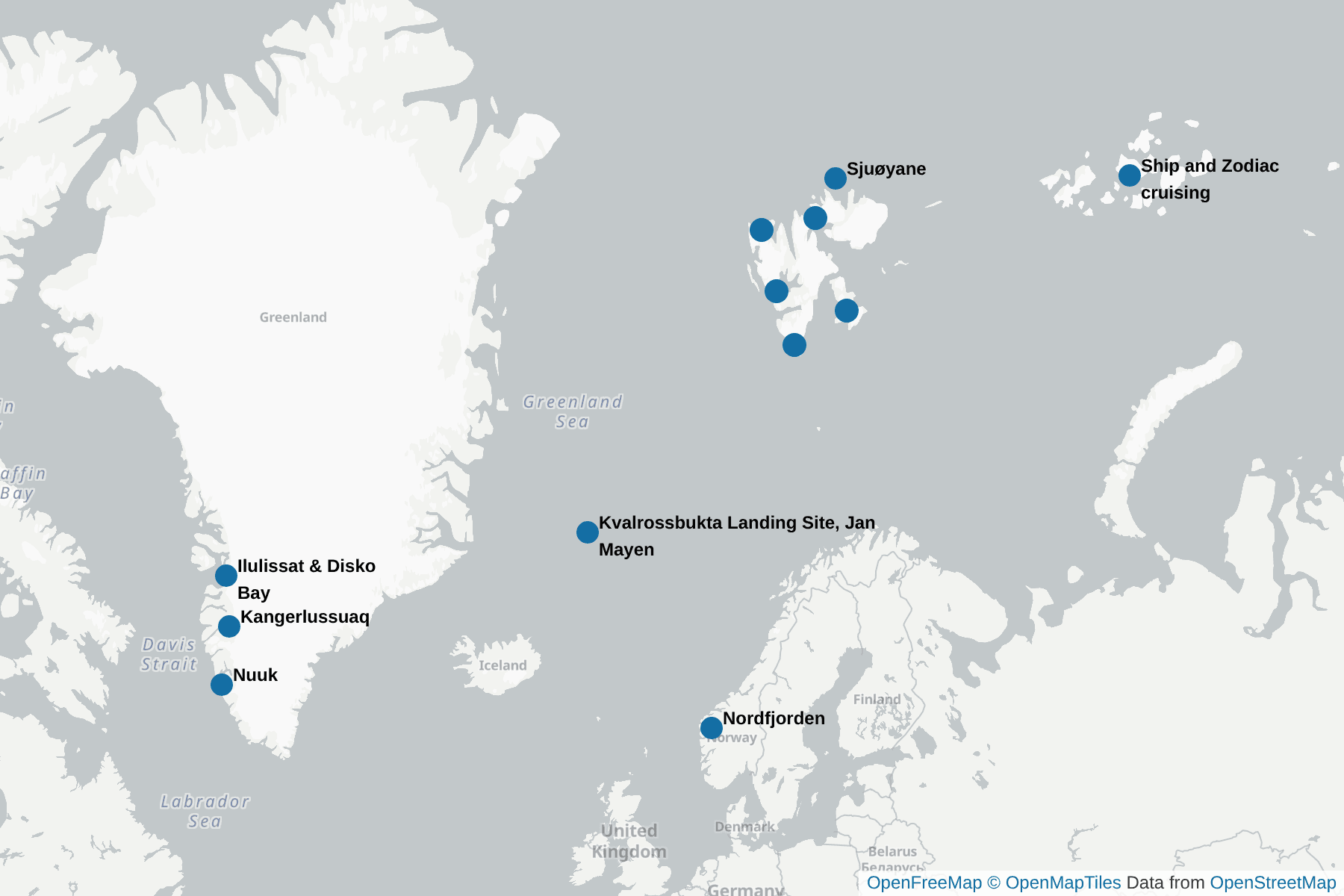 Map of Purple Sandpiper
