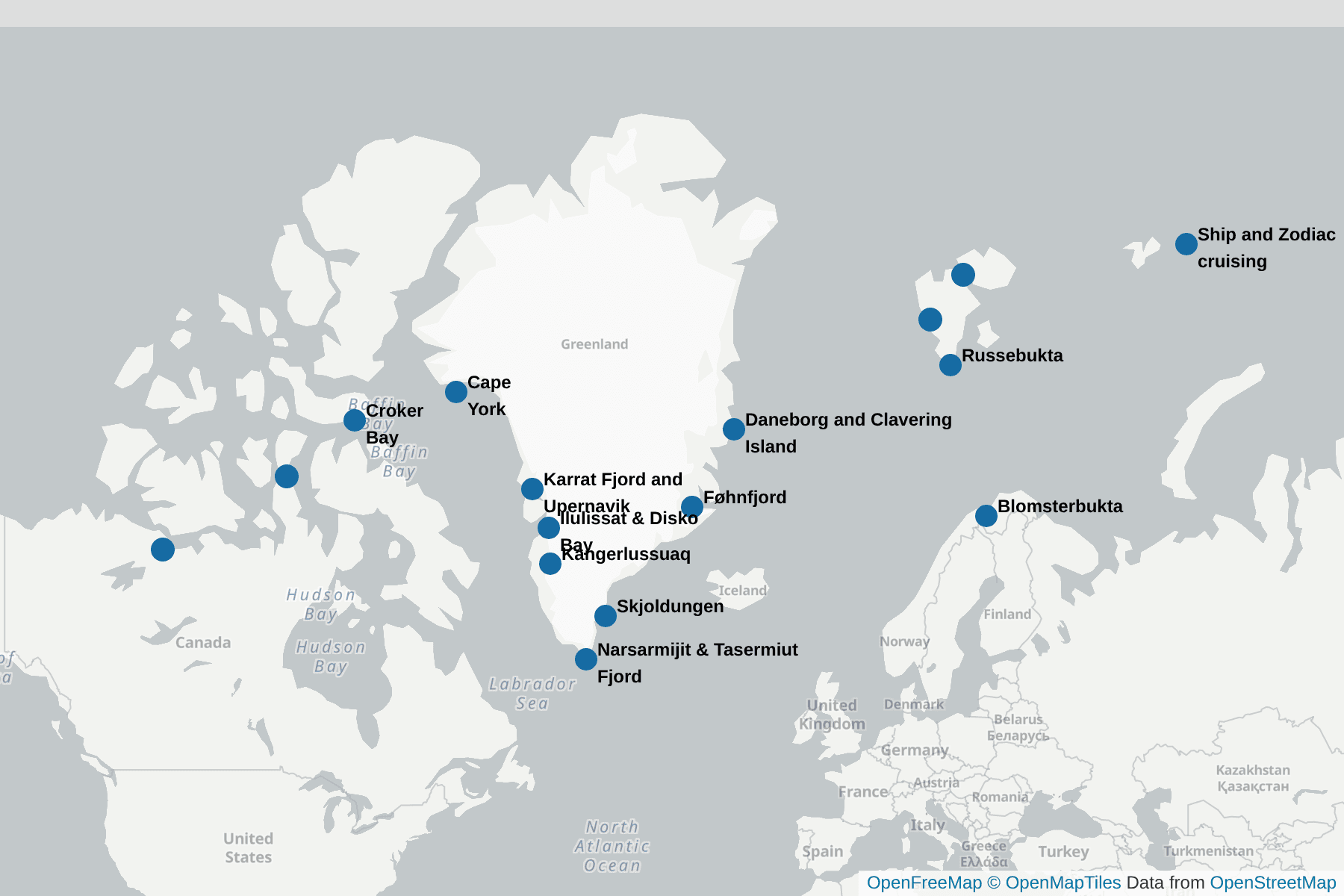 Map of Red-throated Loon (Diver)