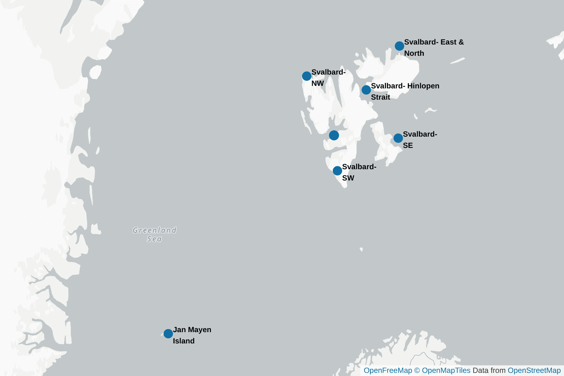 Map of Norway