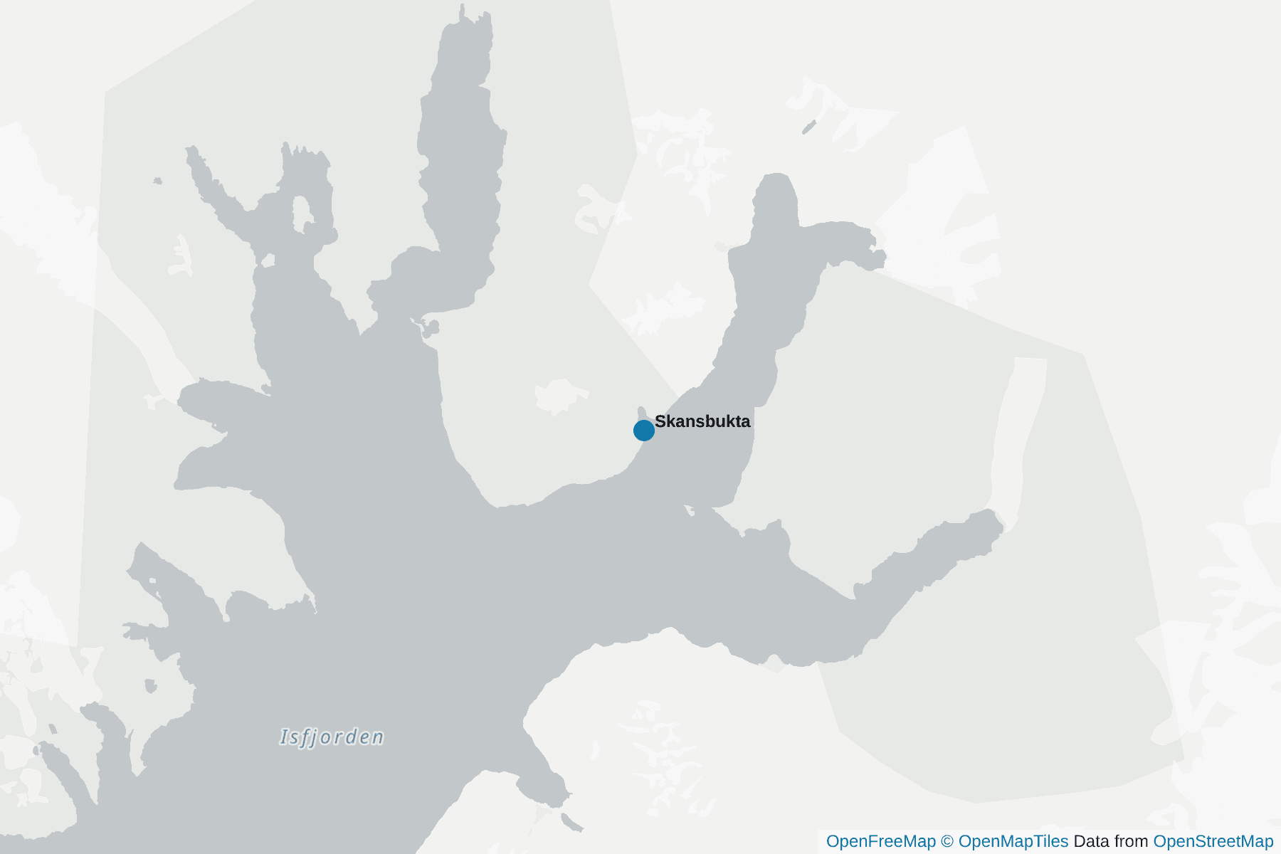 Map of Skansbukta