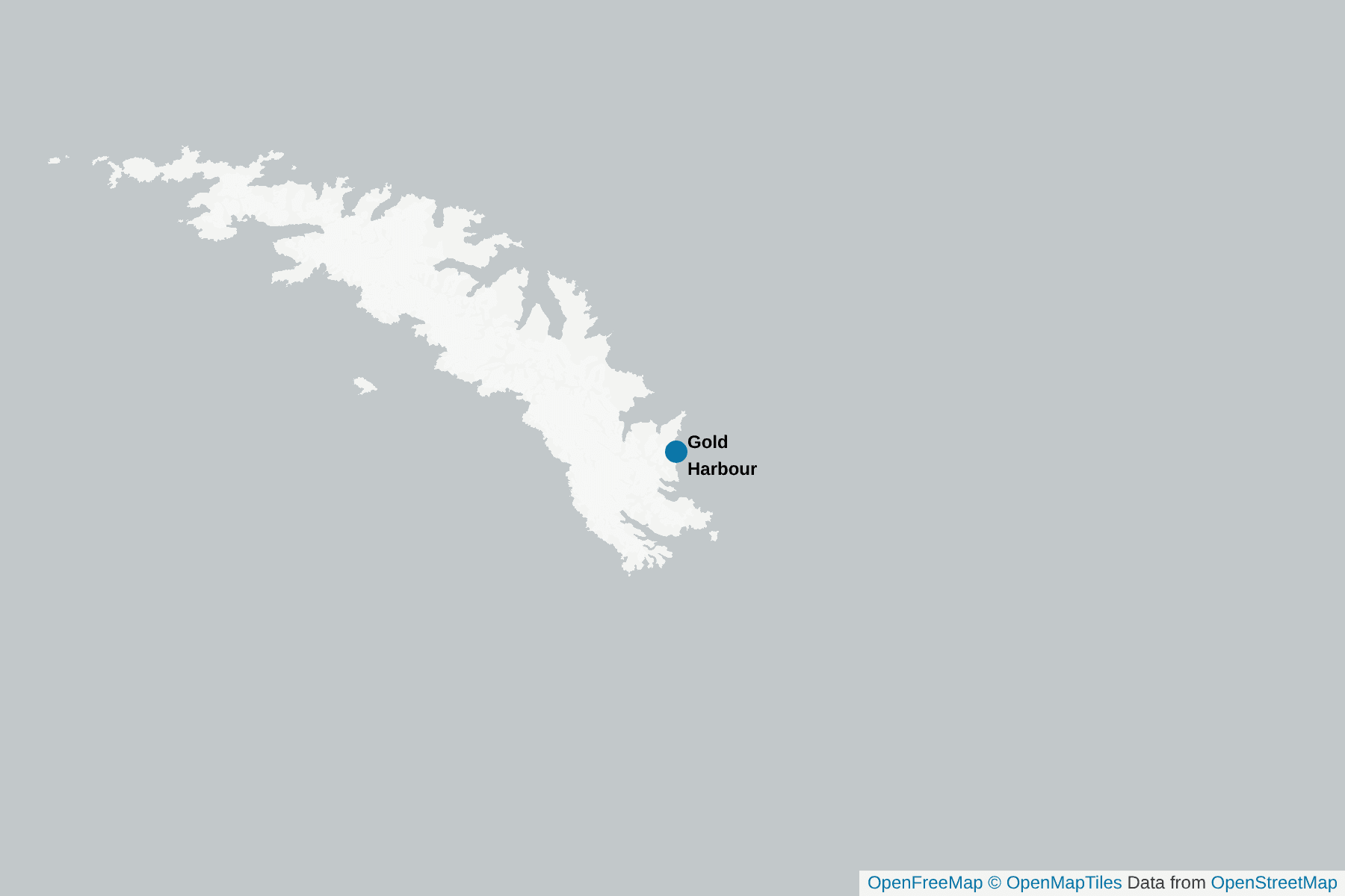 Map of Gold Harbour