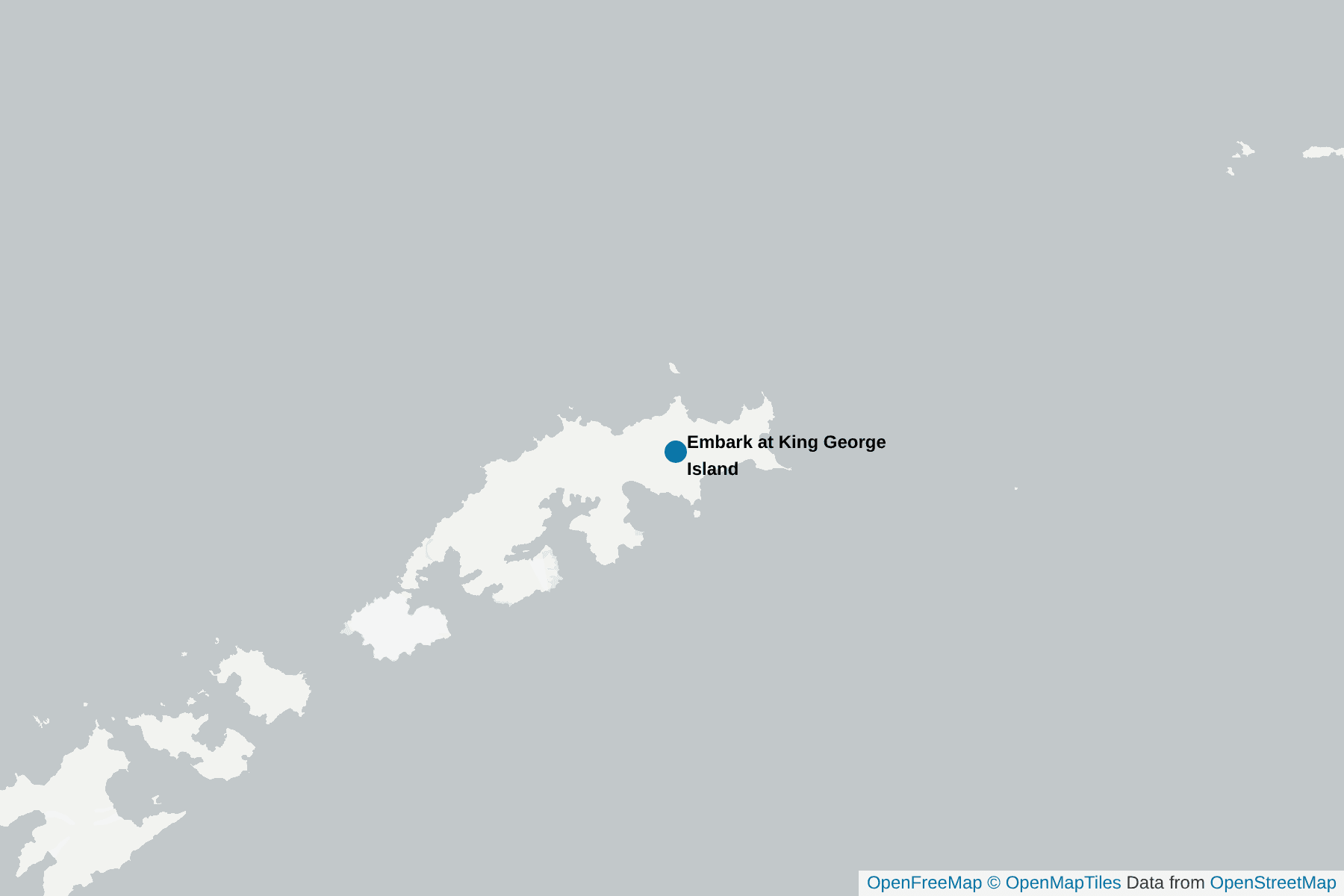Map of Embark at King George Island