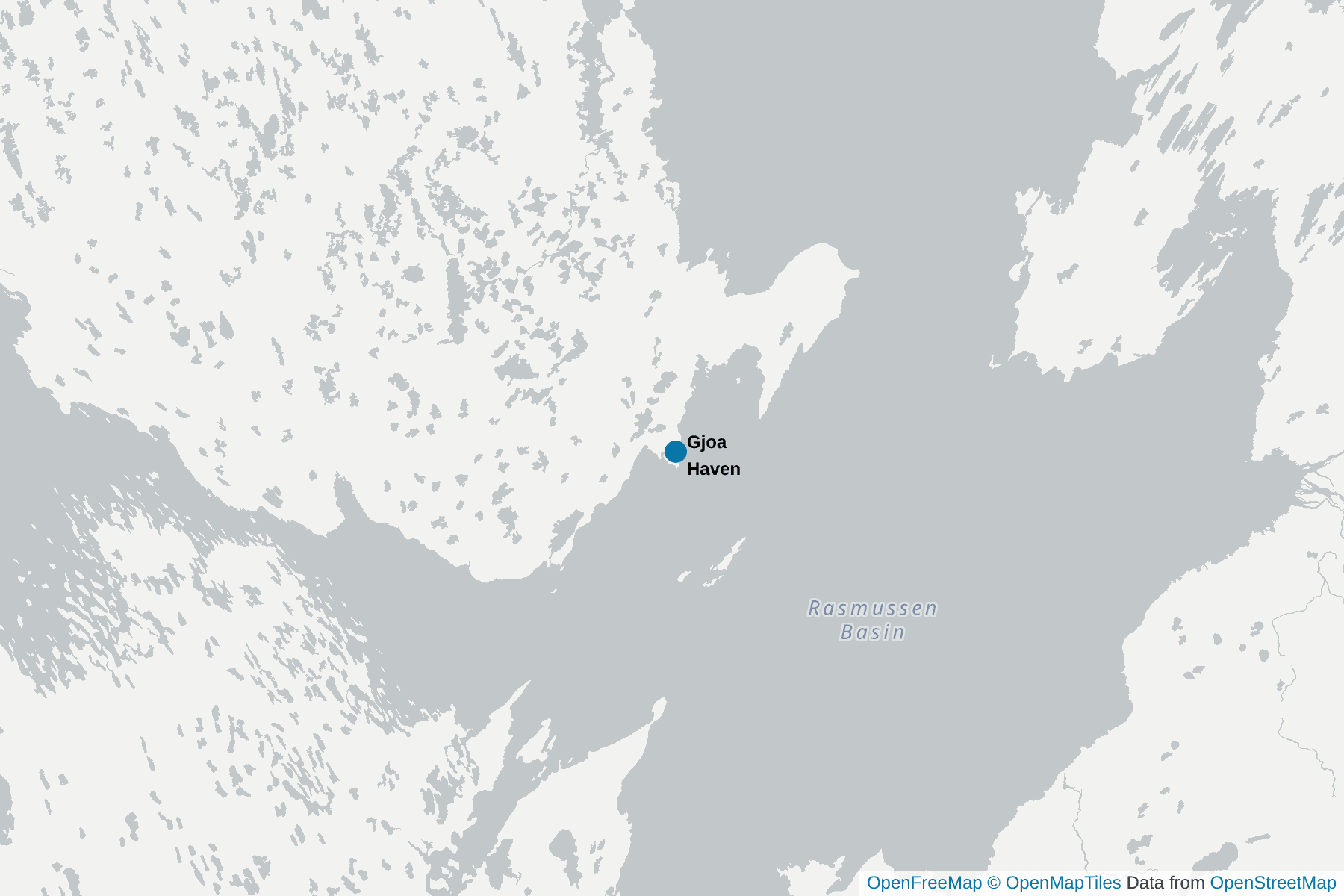 Map of Gjoa Haven