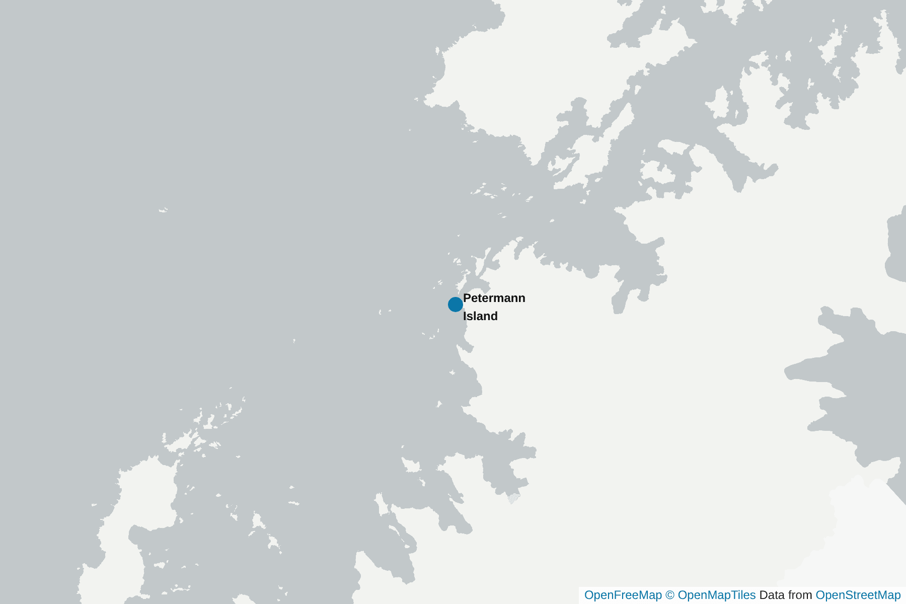 Map of Petermann Island