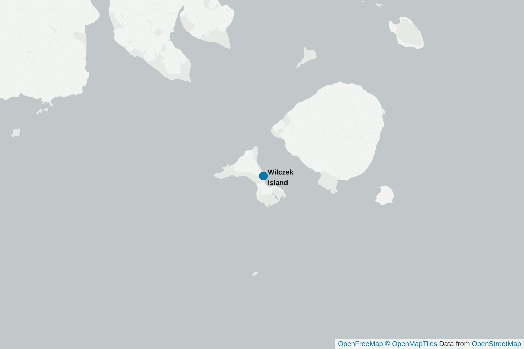 Map of Wilczek Island