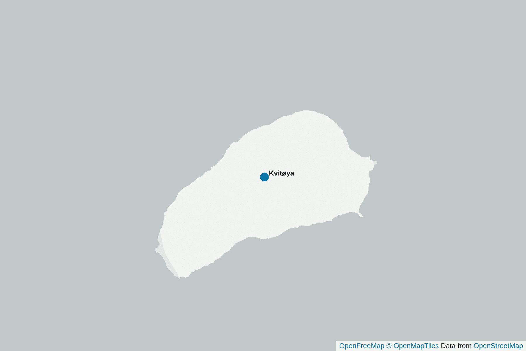 Map of Kvitøya
