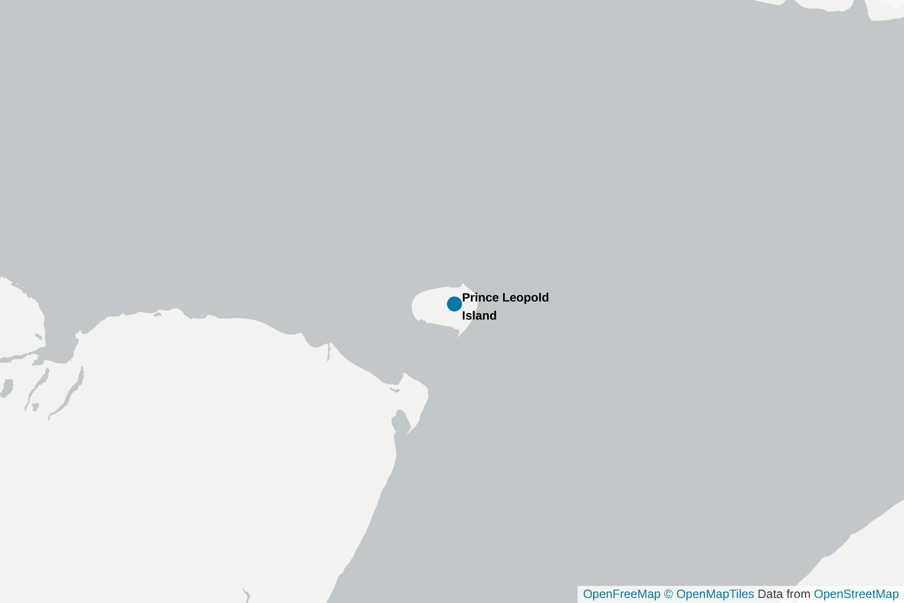 Map of Prince Leopold Island