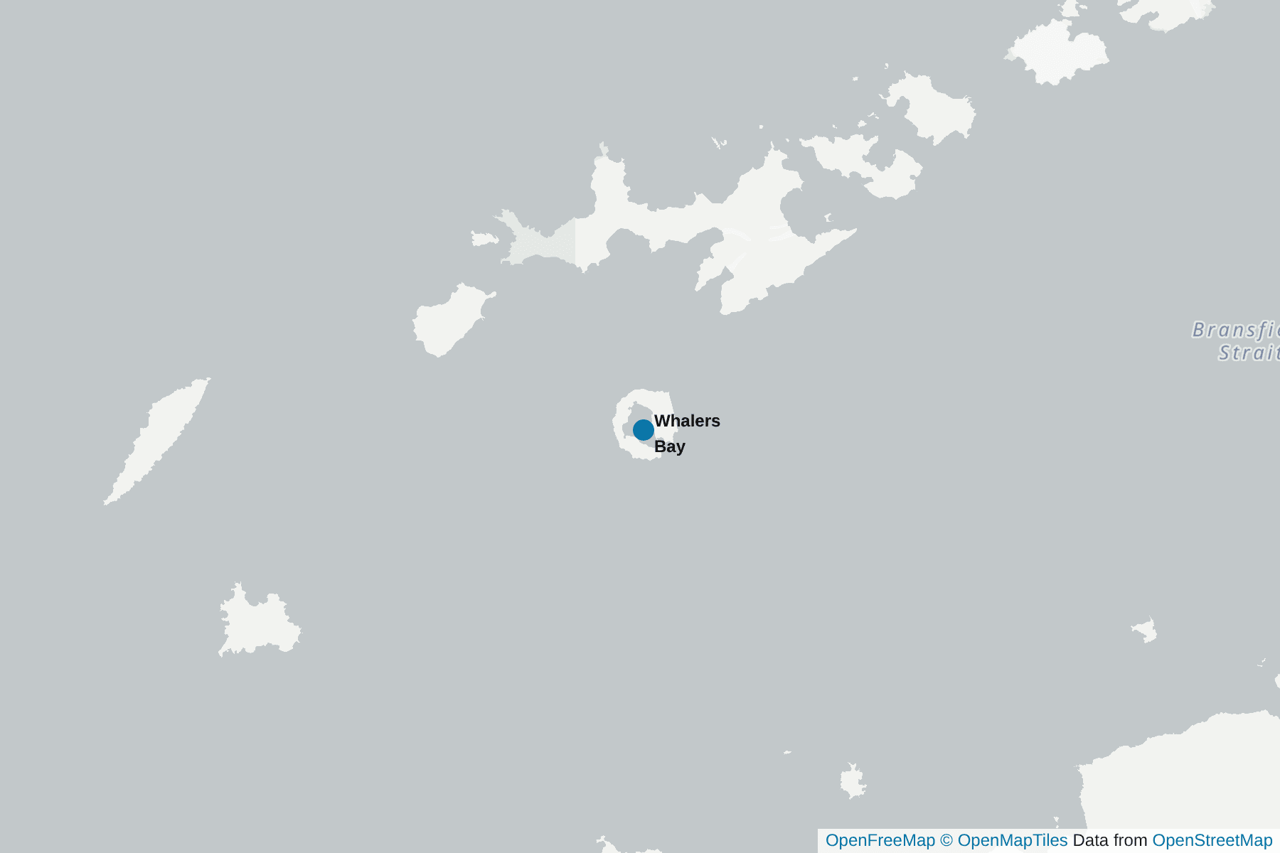 Map of Whalers Bay