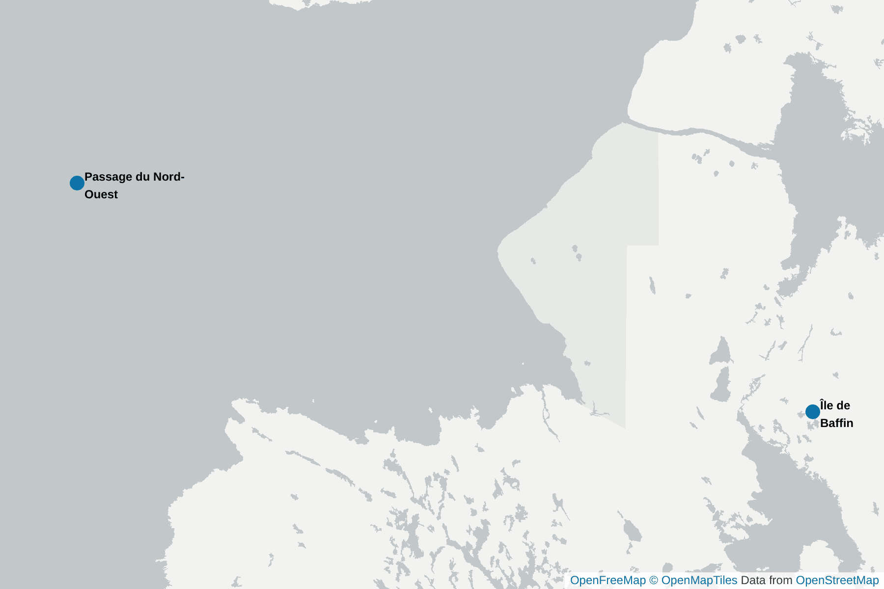 Carte de Canada