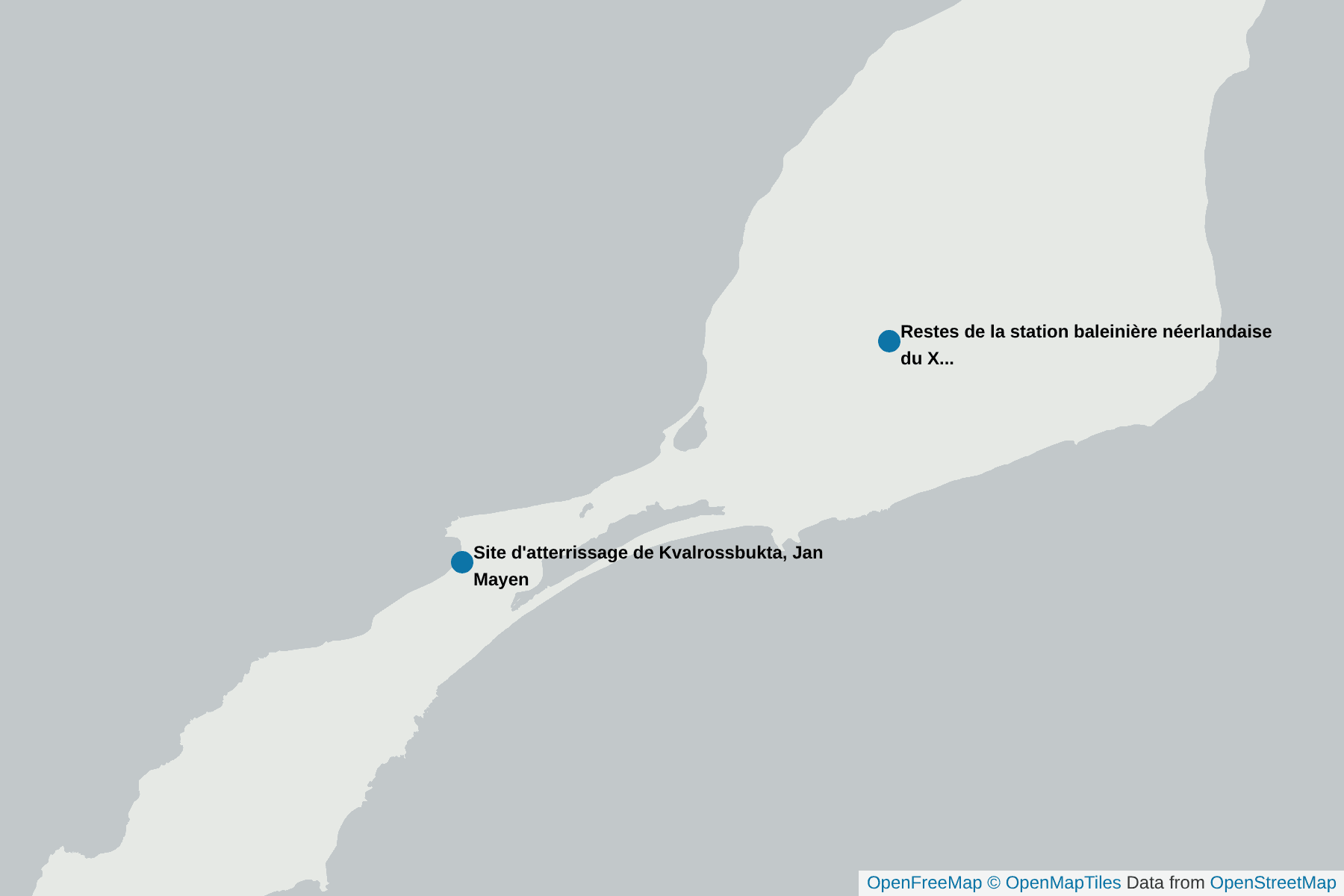 Carte de Île Jan Mayen