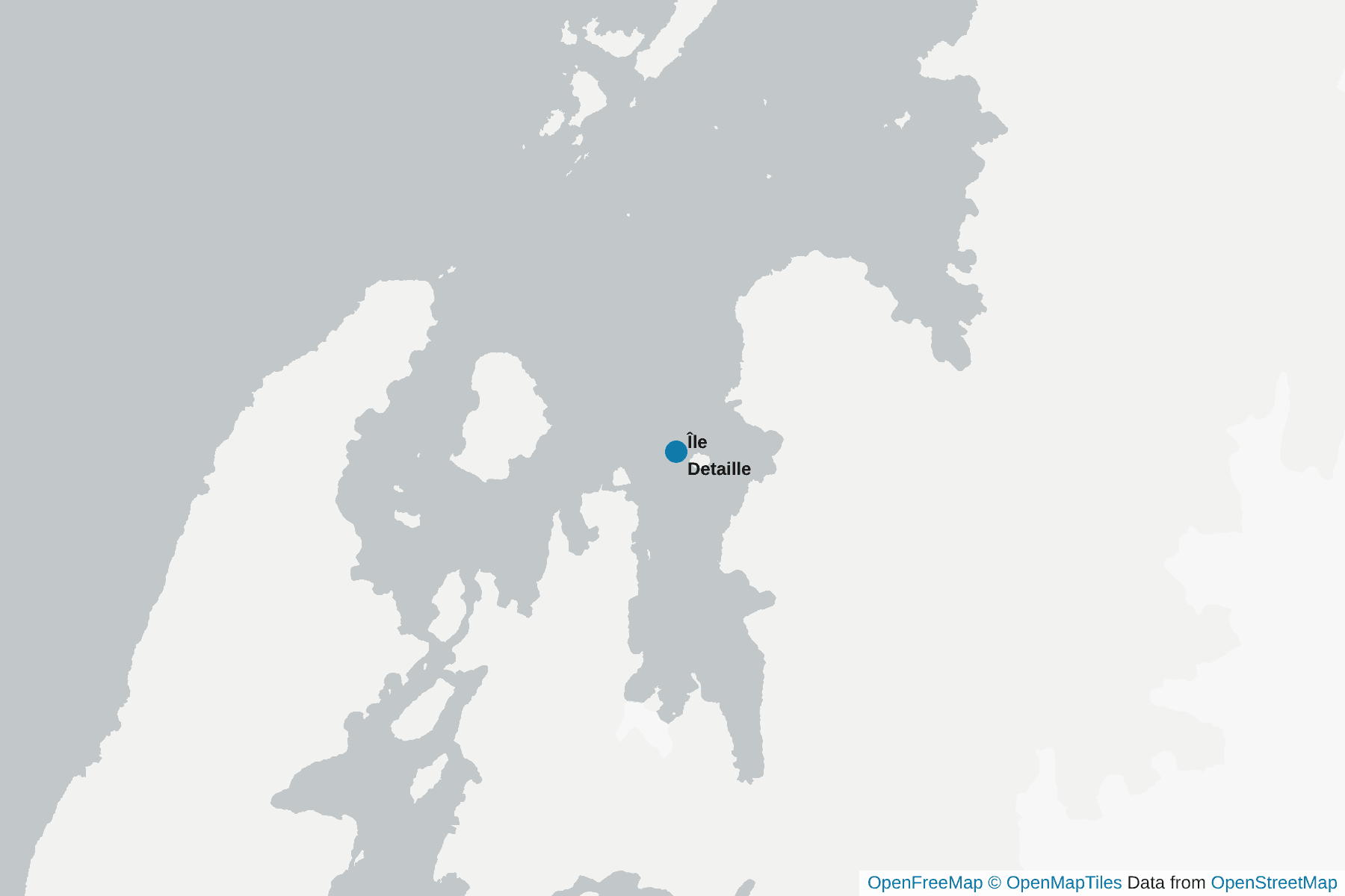 Carte de Île Detaille