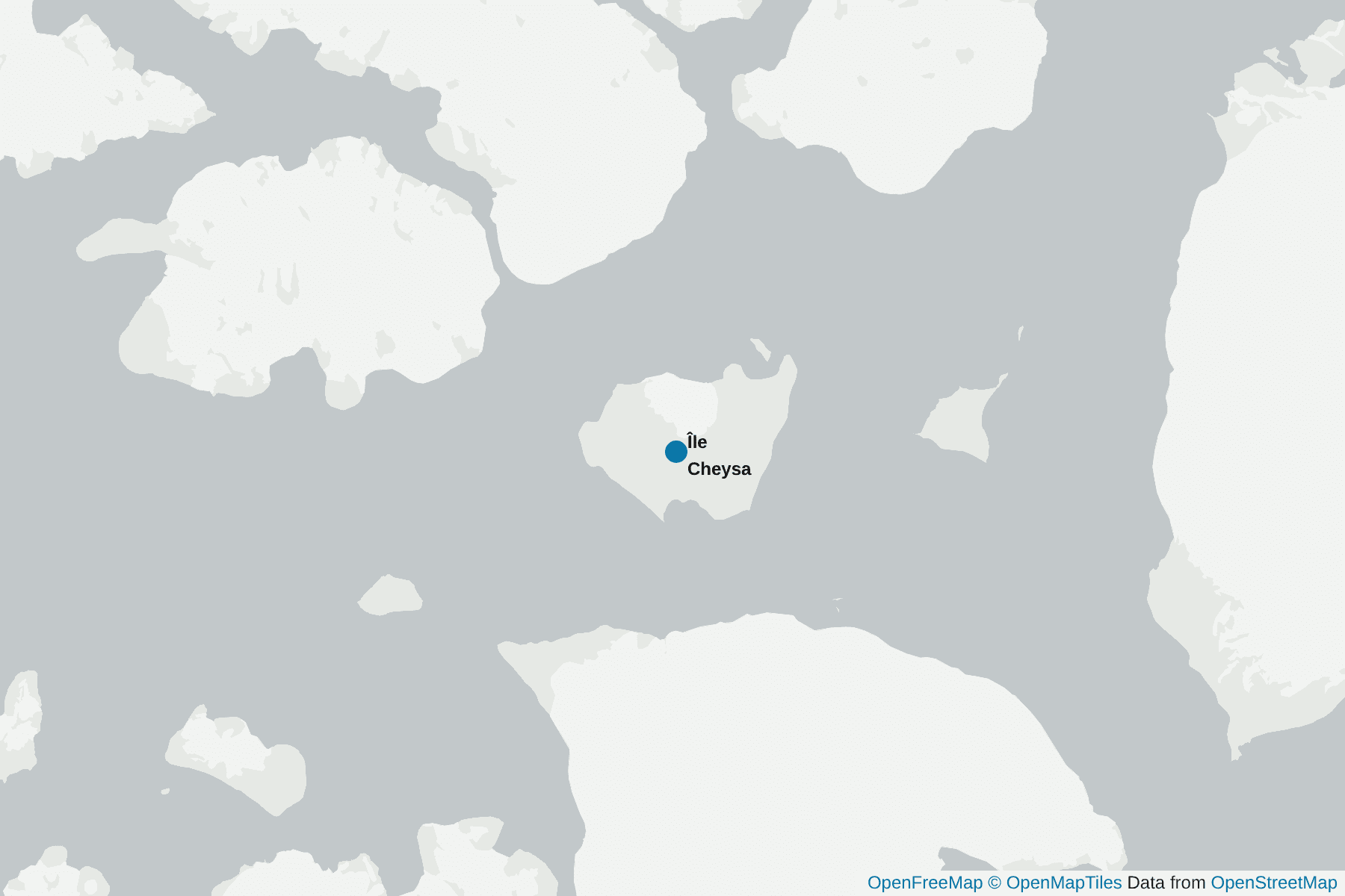 Carte de Île Cheysa
