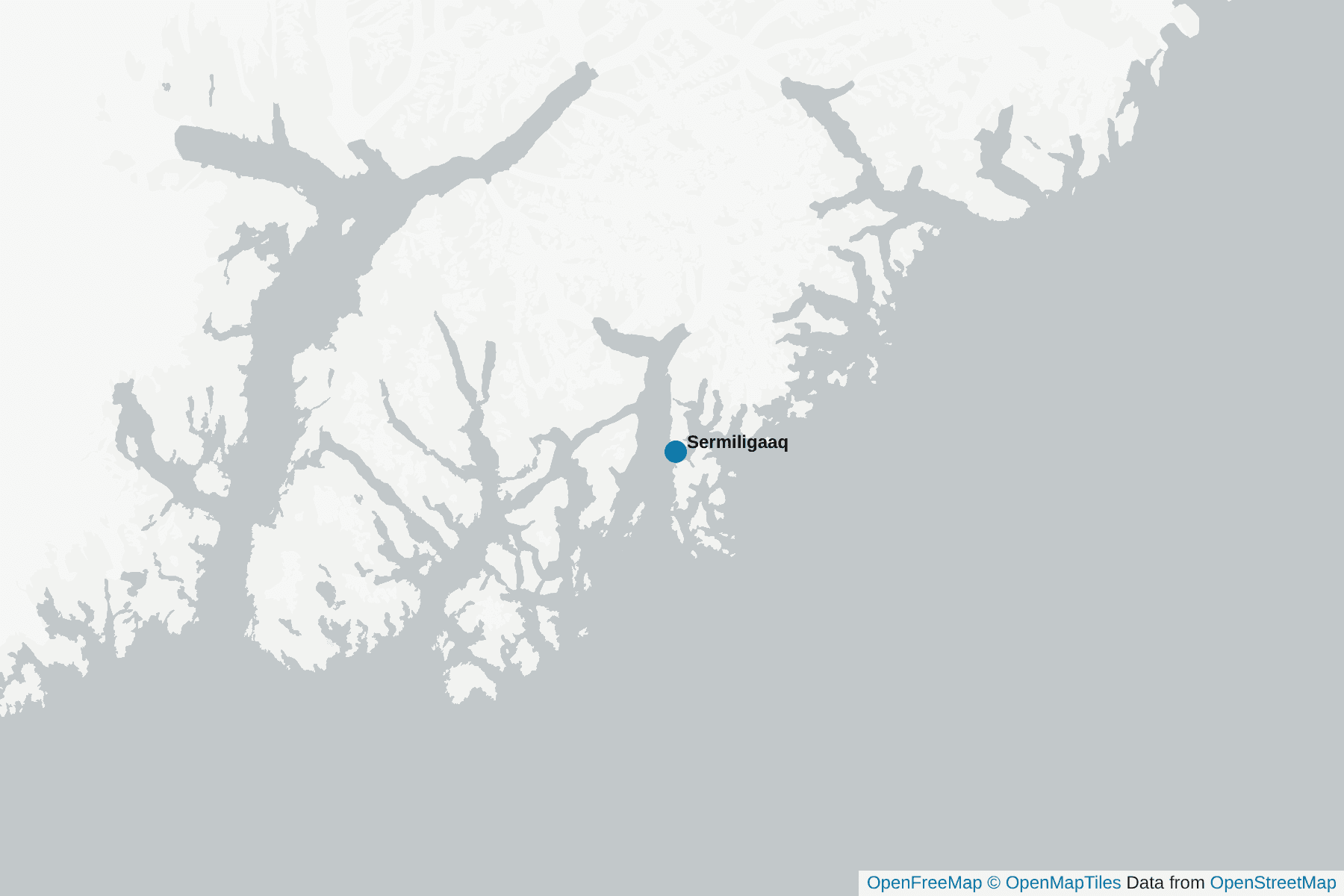 Carte de Sermiligaaq