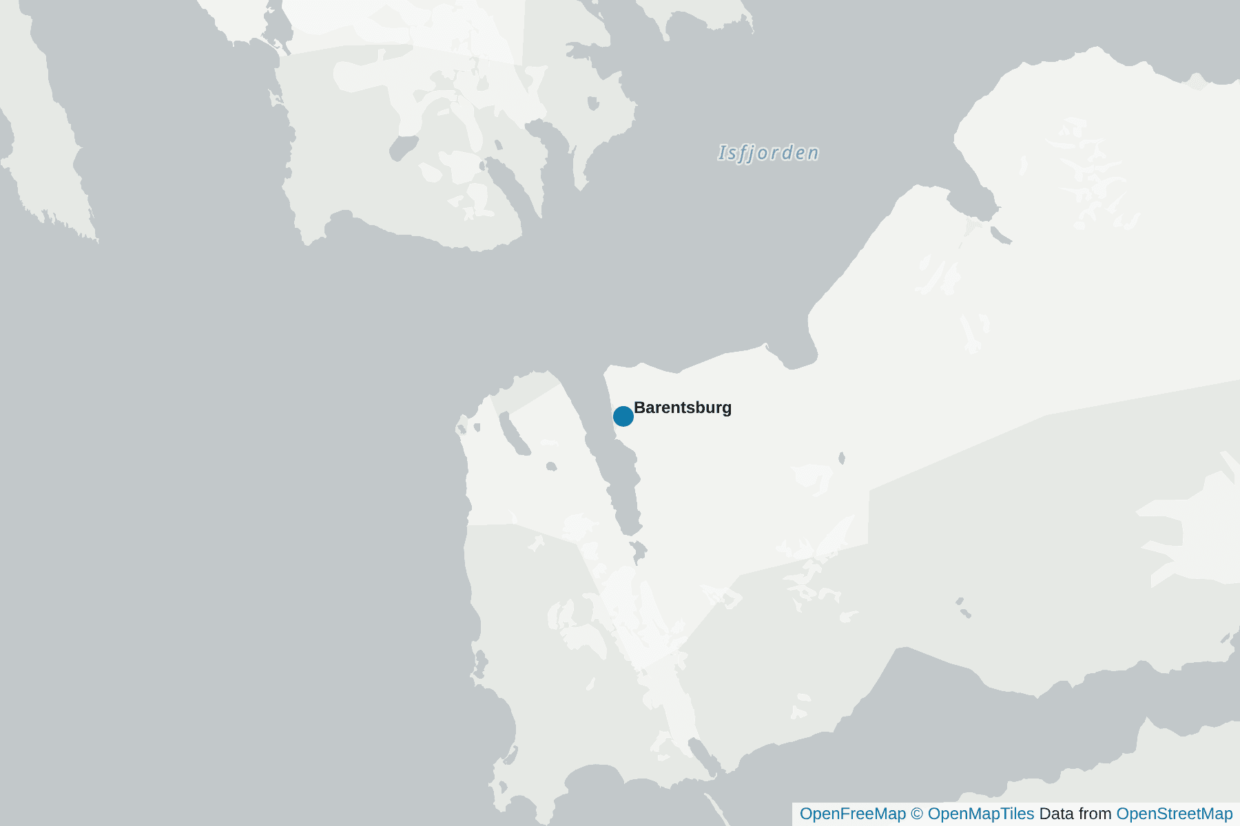 Carte de Barentsburg