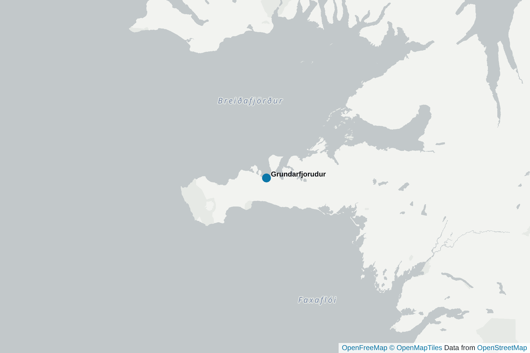 Carte de Grundarfjorudur