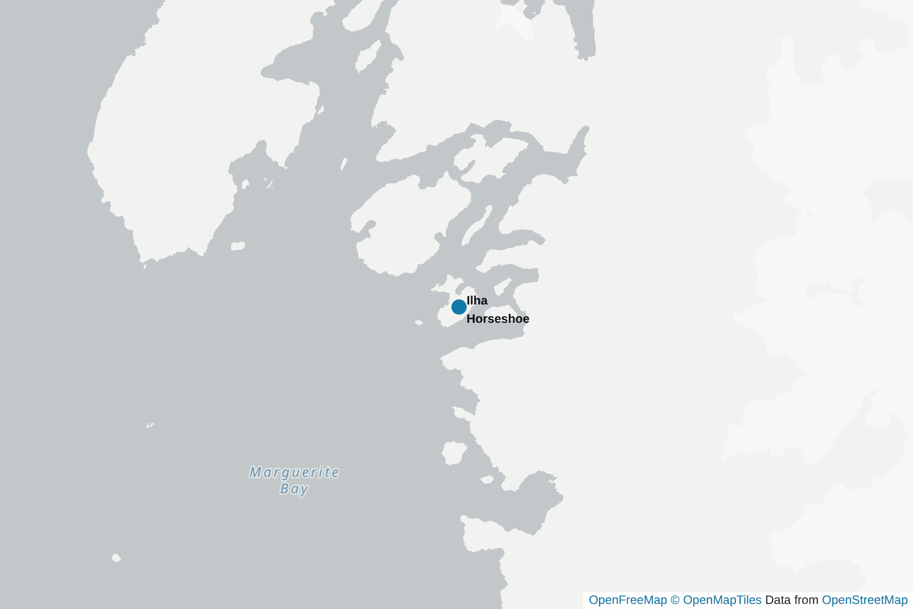 Mapa de Ilha Horseshoe