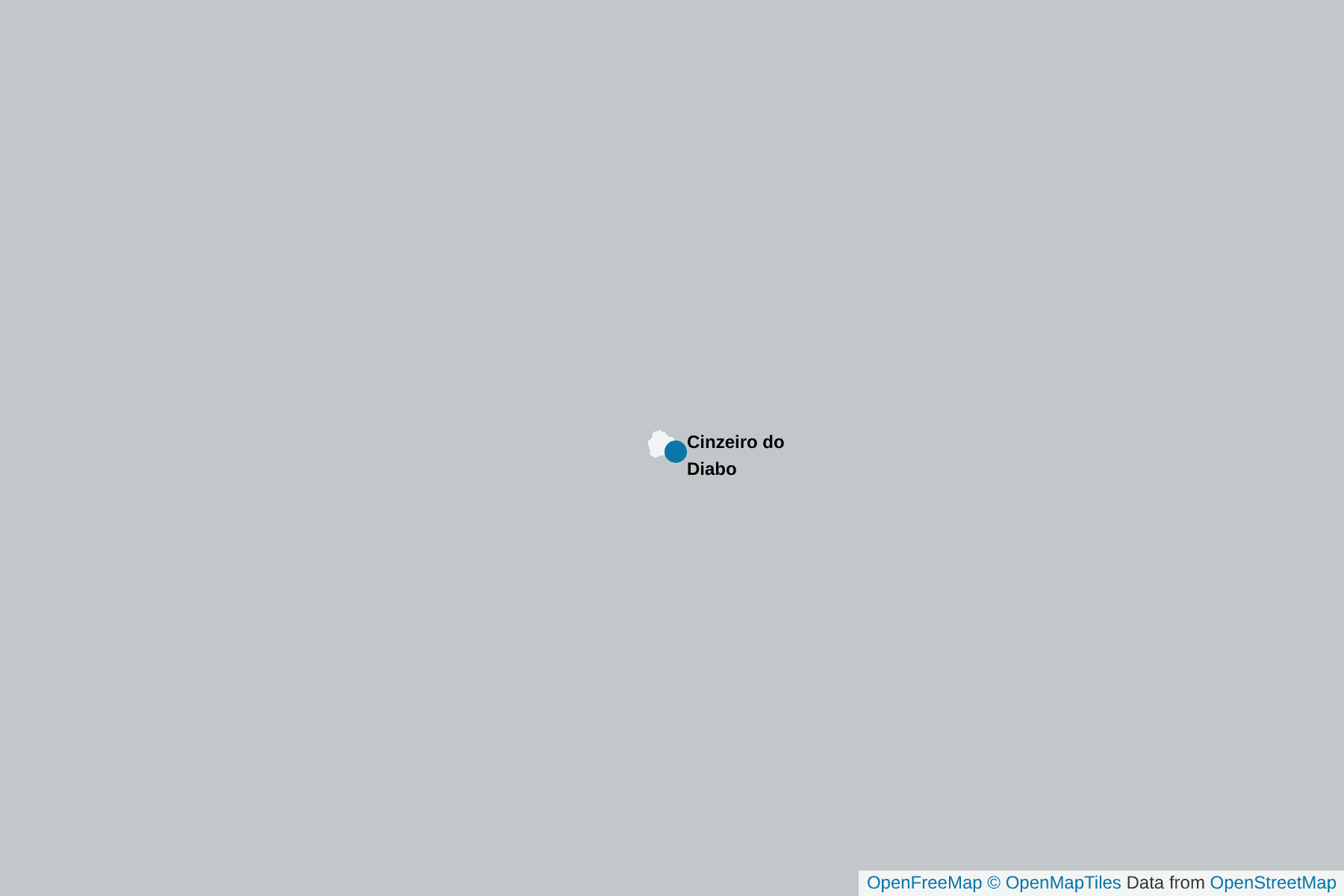 Mapa de Cinzeiro do Diabo